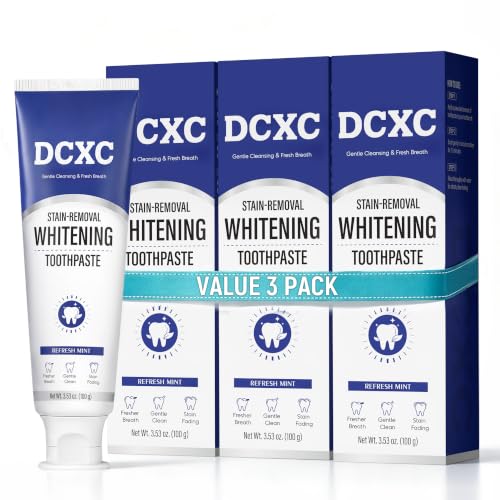 DCXC Hydroxyapatite Toothpaste, 3.53 oz, 3-pack